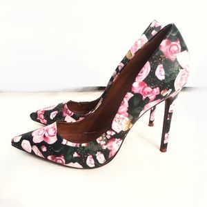 Schutz floral stiletto heels size 10